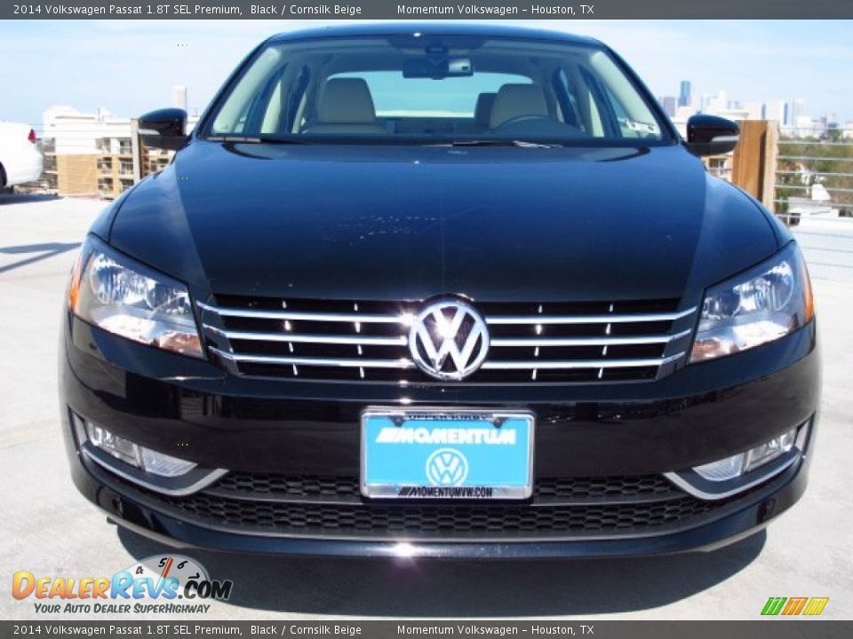 2014 Volkswagen Passat 1.8T SEL Premium Black / Cornsilk Beige Photo #2