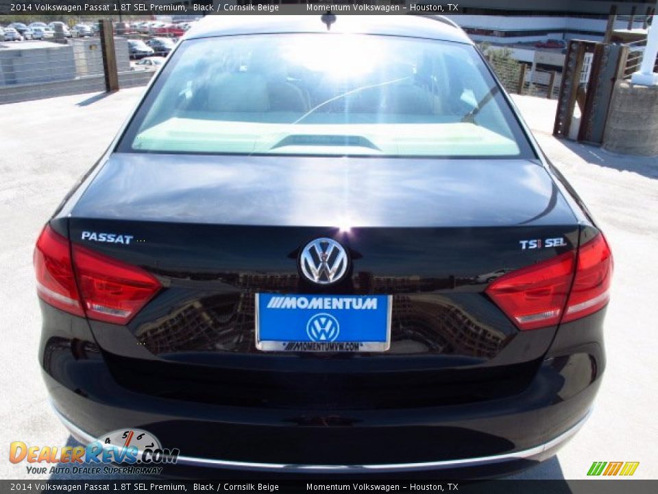2014 Volkswagen Passat 1.8T SEL Premium Black / Cornsilk Beige Photo #5