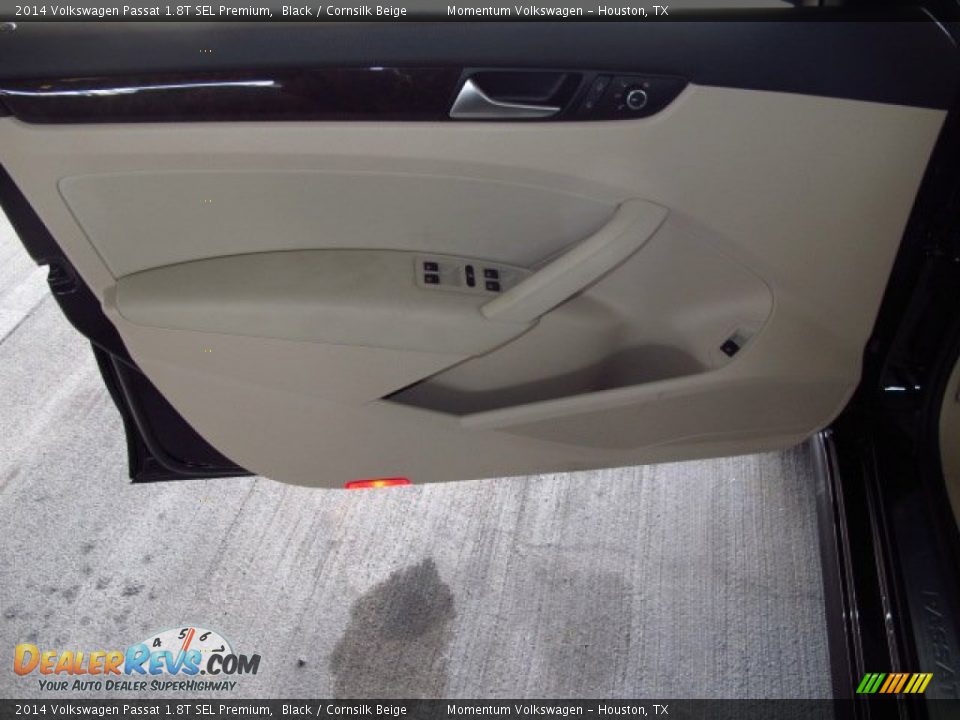 2014 Volkswagen Passat 1.8T SEL Premium Black / Cornsilk Beige Photo #9