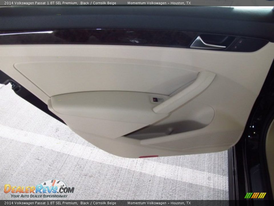 2014 Volkswagen Passat 1.8T SEL Premium Black / Cornsilk Beige Photo #11