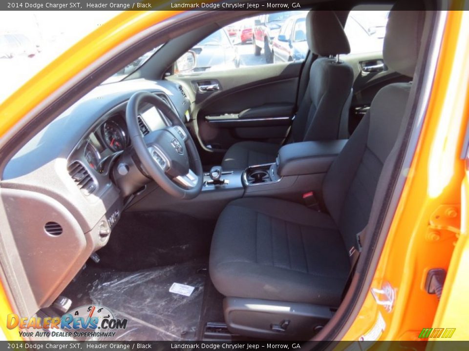 2014 Dodge Charger SXT Header Orange / Black Photo #6