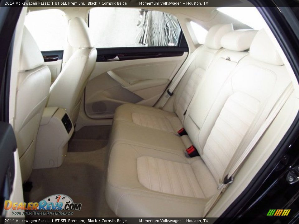 2014 Volkswagen Passat 1.8T SEL Premium Black / Cornsilk Beige Photo #12