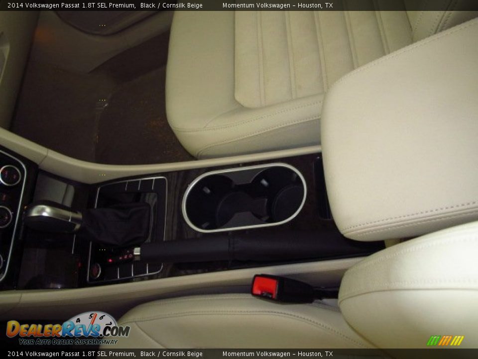 2014 Volkswagen Passat 1.8T SEL Premium Black / Cornsilk Beige Photo #17