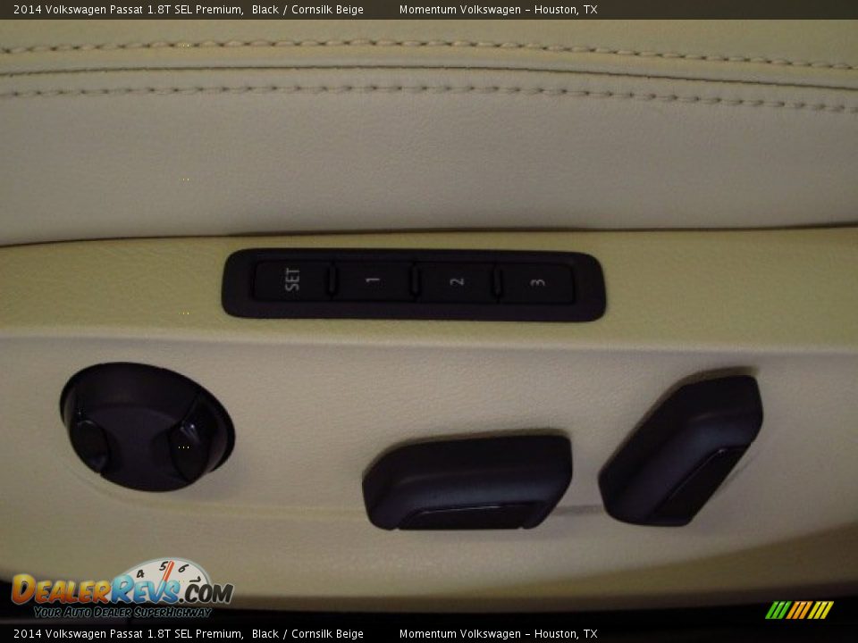 2014 Volkswagen Passat 1.8T SEL Premium Black / Cornsilk Beige Photo #18
