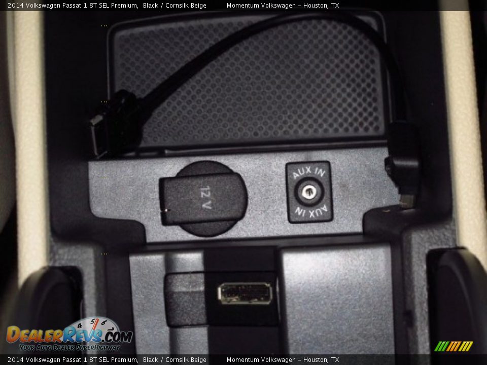 2014 Volkswagen Passat 1.8T SEL Premium Black / Cornsilk Beige Photo #19