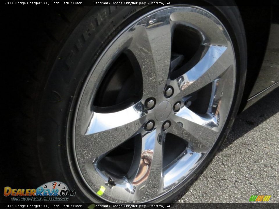 2014 Dodge Charger SXT Pitch Black / Black Photo #5