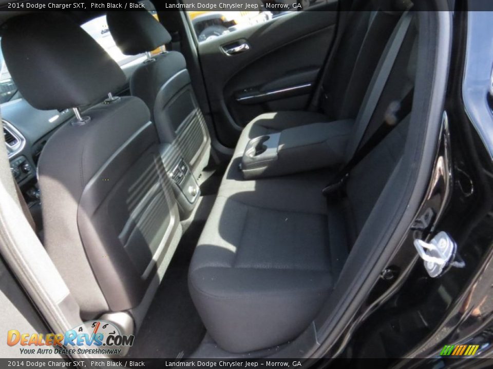 2014 Dodge Charger SXT Pitch Black / Black Photo #8