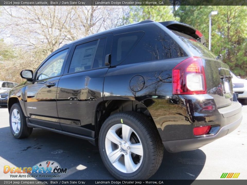 2014 Jeep Compass Latitude Black / Dark Slate Gray Photo #2