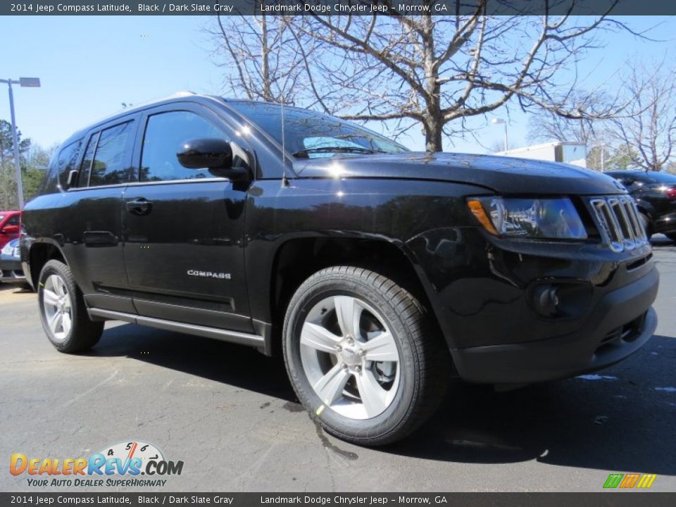 2014 Jeep Compass Latitude Black / Dark Slate Gray Photo #4