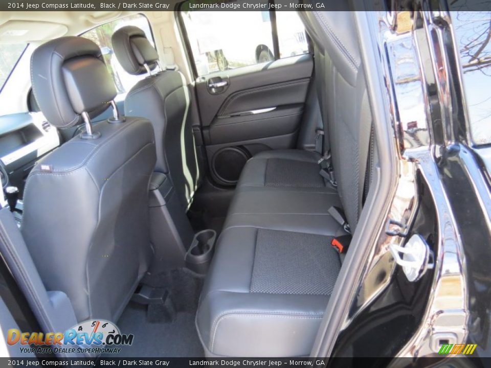 2014 Jeep Compass Latitude Black / Dark Slate Gray Photo #8
