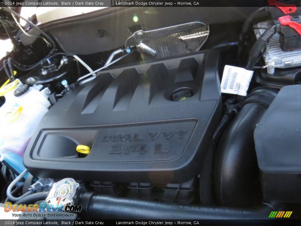 2014 Jeep Compass Latitude Black / Dark Slate Gray Photo #9