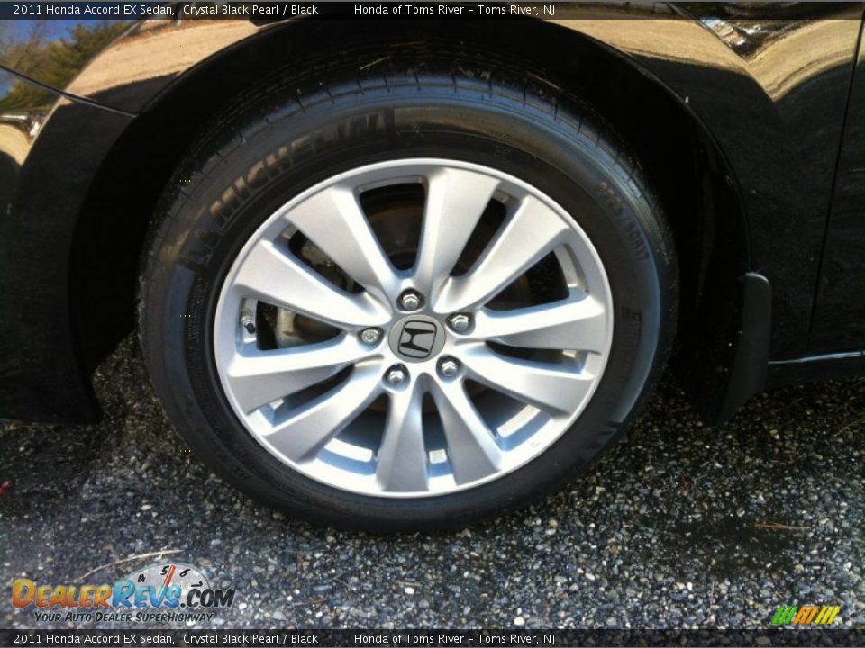 2011 Honda Accord EX Sedan Crystal Black Pearl / Black Photo #3