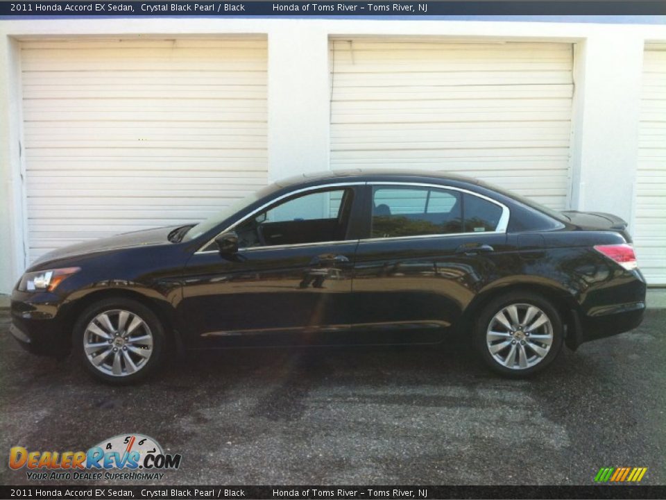 2011 Honda Accord EX Sedan Crystal Black Pearl / Black Photo #4