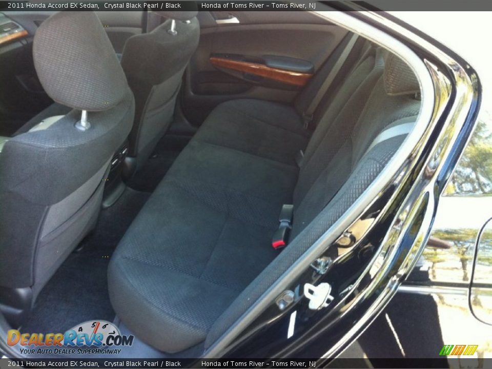 2011 Honda Accord EX Sedan Crystal Black Pearl / Black Photo #7
