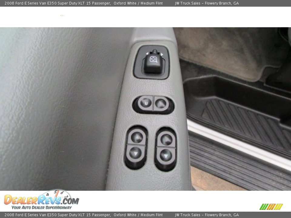 2008 Ford E Series Van E350 Super Duty XLT 15 Passenger Oxford White / Medium Flint Photo #15