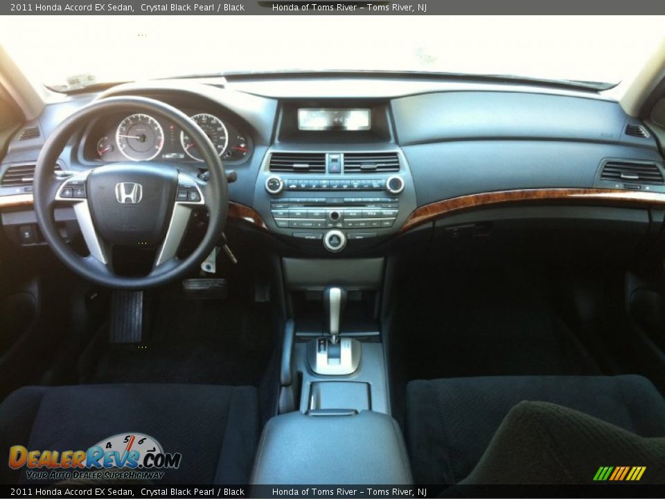 2011 Honda Accord EX Sedan Crystal Black Pearl / Black Photo #9