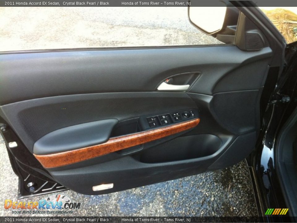 2011 Honda Accord EX Sedan Crystal Black Pearl / Black Photo #10