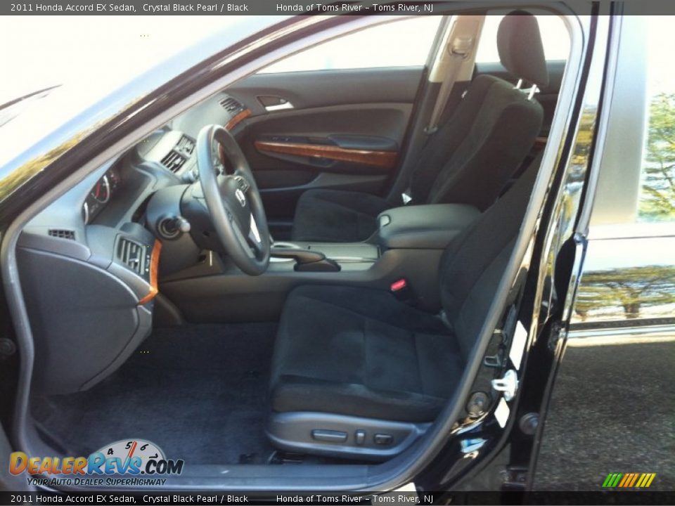 2011 Honda Accord EX Sedan Crystal Black Pearl / Black Photo #11