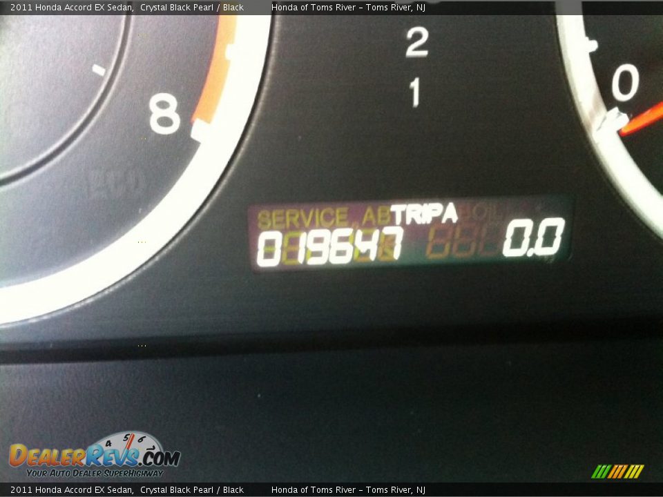 2011 Honda Accord EX Sedan Crystal Black Pearl / Black Photo #15
