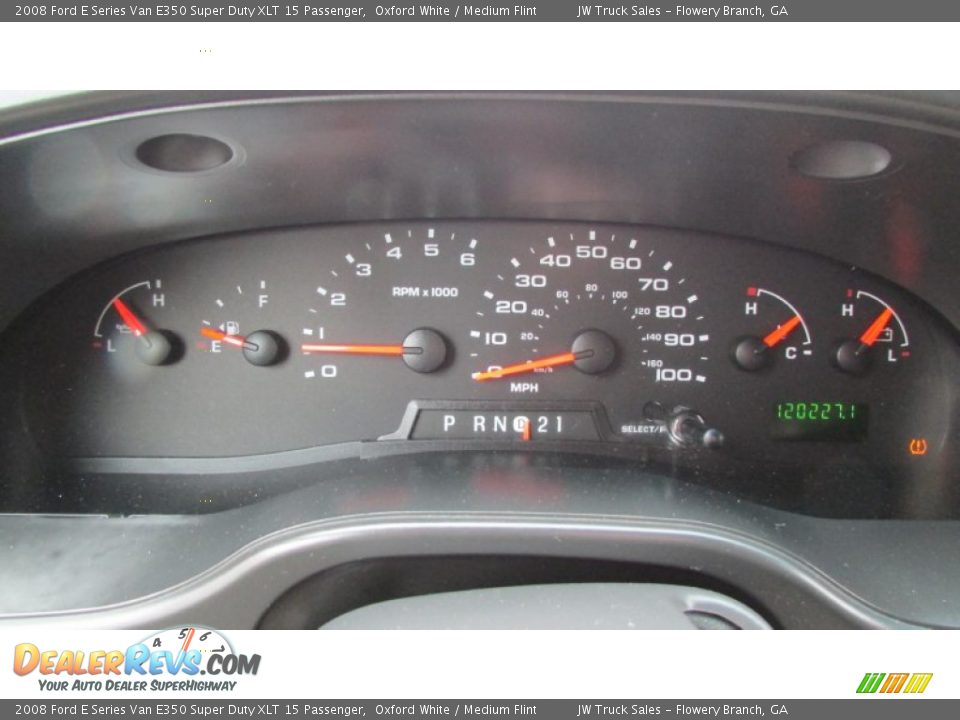 2008 Ford E Series Van E350 Super Duty XLT 15 Passenger Oxford White / Medium Flint Photo #25
