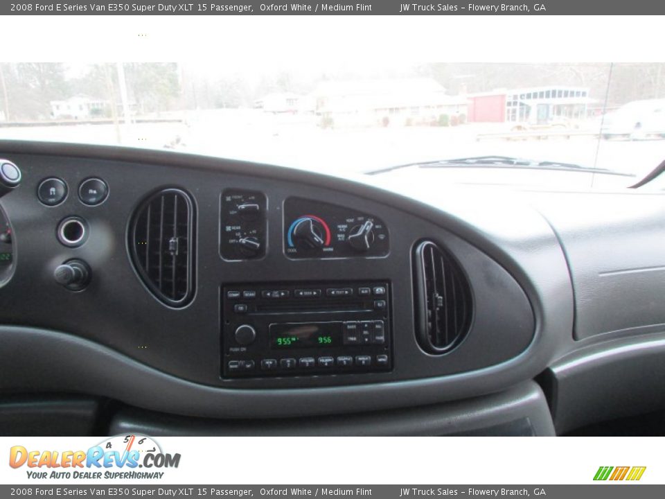 2008 Ford E Series Van E350 Super Duty XLT 15 Passenger Oxford White / Medium Flint Photo #28