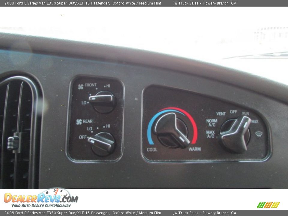 2008 Ford E Series Van E350 Super Duty XLT 15 Passenger Oxford White / Medium Flint Photo #29