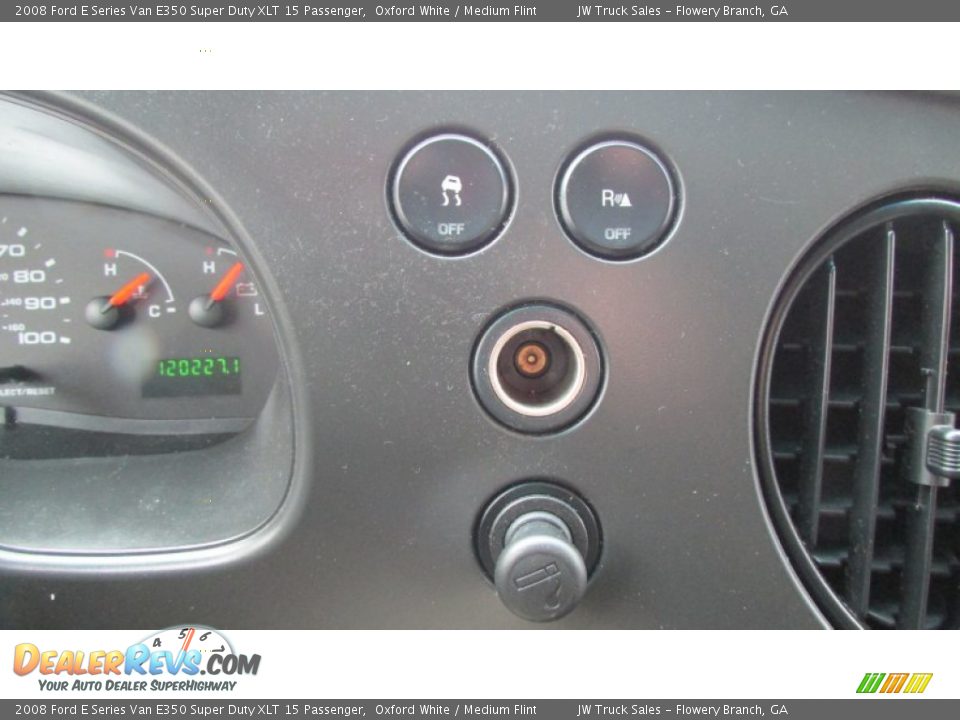 2008 Ford E Series Van E350 Super Duty XLT 15 Passenger Oxford White / Medium Flint Photo #30