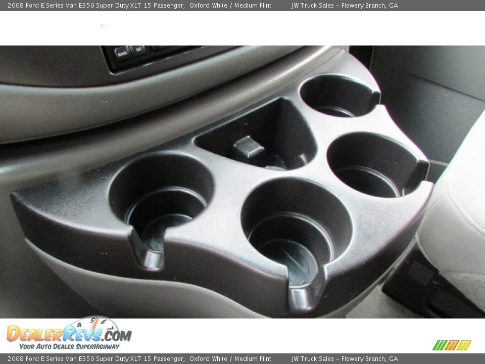 2008 Ford E Series Van E350 Super Duty XLT 15 Passenger Oxford White / Medium Flint Photo #32
