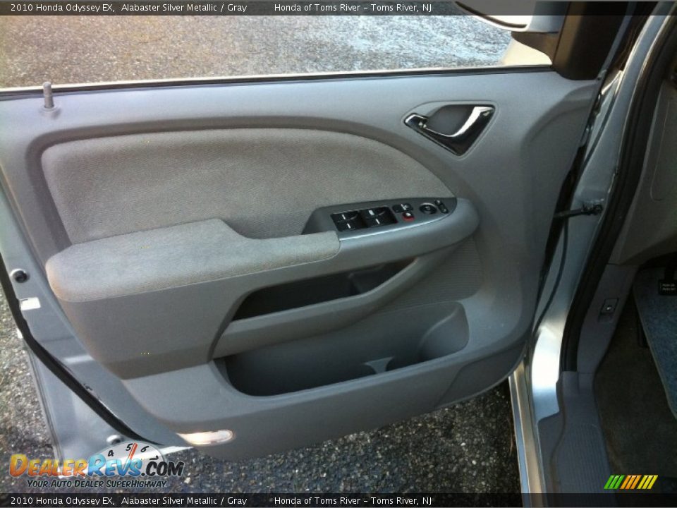 2010 Honda Odyssey EX Alabaster Silver Metallic / Gray Photo #9