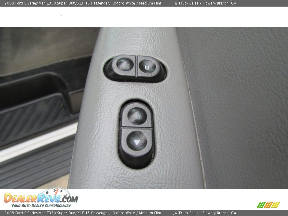 2008 Ford E Series Van E350 Super Duty XLT 15 Passenger Oxford White / Medium Flint Photo #35
