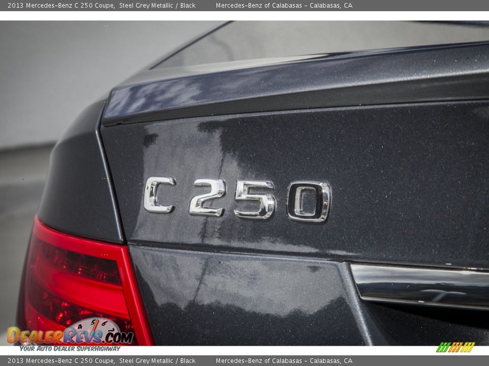 2013 Mercedes-Benz C 250 Coupe Steel Grey Metallic / Black Photo #7