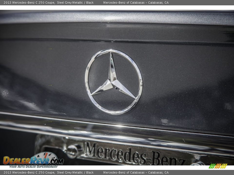 2013 Mercedes-Benz C 250 Coupe Steel Grey Metallic / Black Photo #30