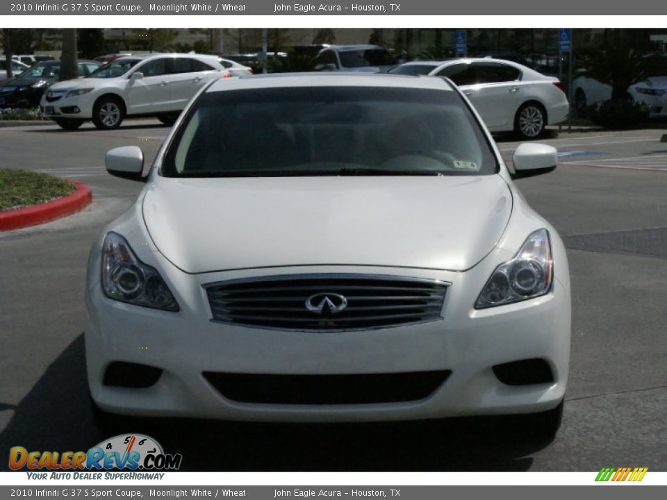 2010 Infiniti G 37 S Sport Coupe Moonlight White / Wheat Photo #4