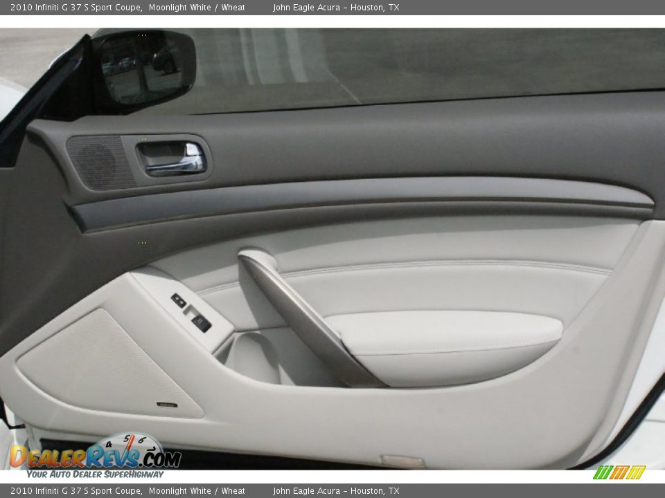 2010 Infiniti G 37 S Sport Coupe Moonlight White / Wheat Photo #16
