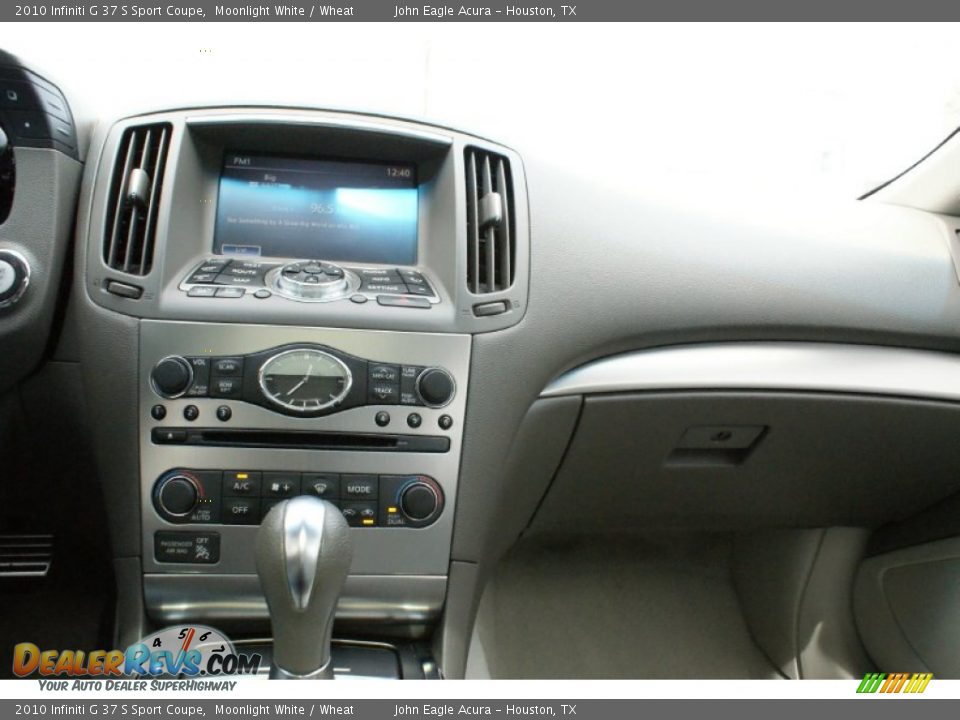 2010 Infiniti G 37 S Sport Coupe Moonlight White / Wheat Photo #21