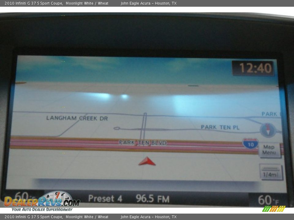 2010 Infiniti G 37 S Sport Coupe Moonlight White / Wheat Photo #22