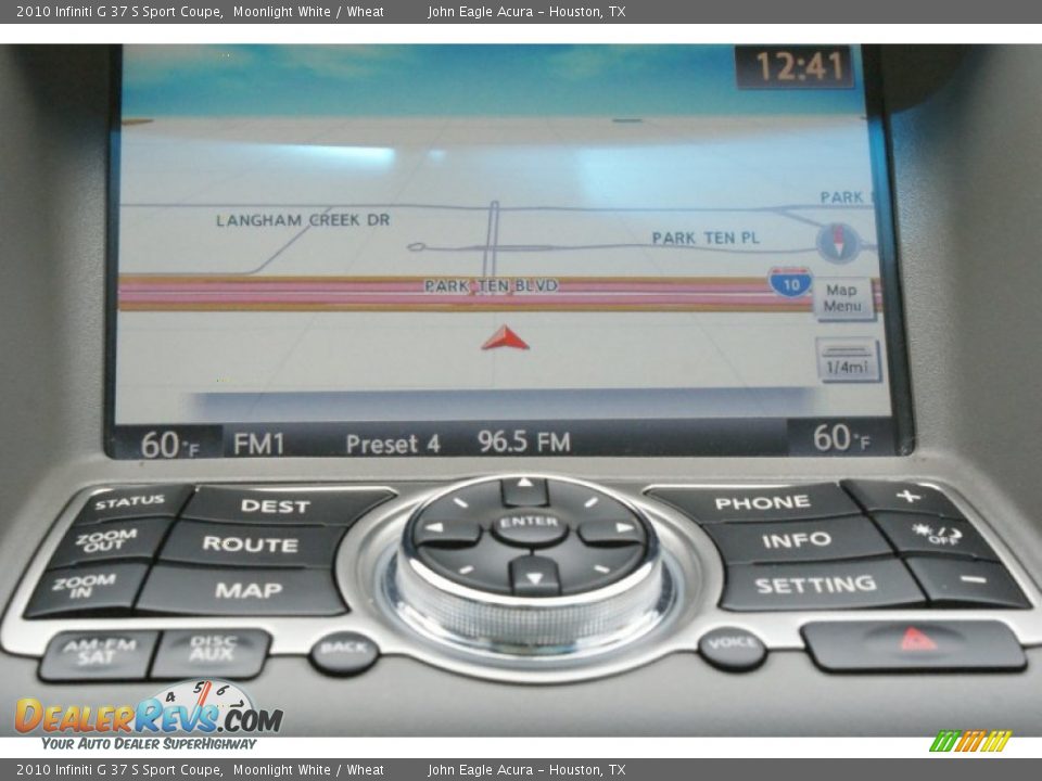 2010 Infiniti G 37 S Sport Coupe Moonlight White / Wheat Photo #23