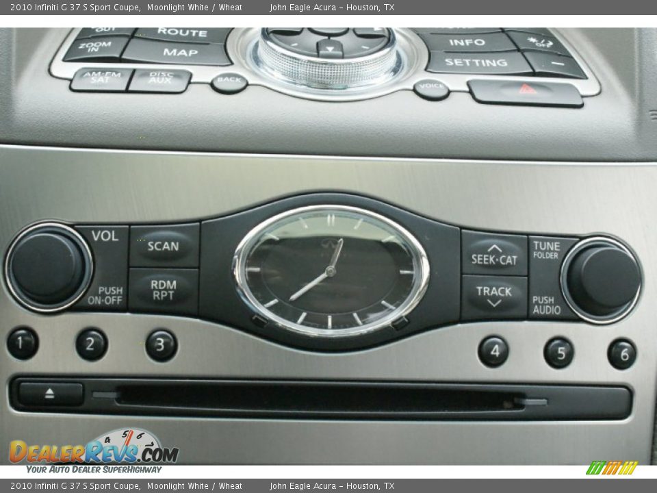 2010 Infiniti G 37 S Sport Coupe Moonlight White / Wheat Photo #24