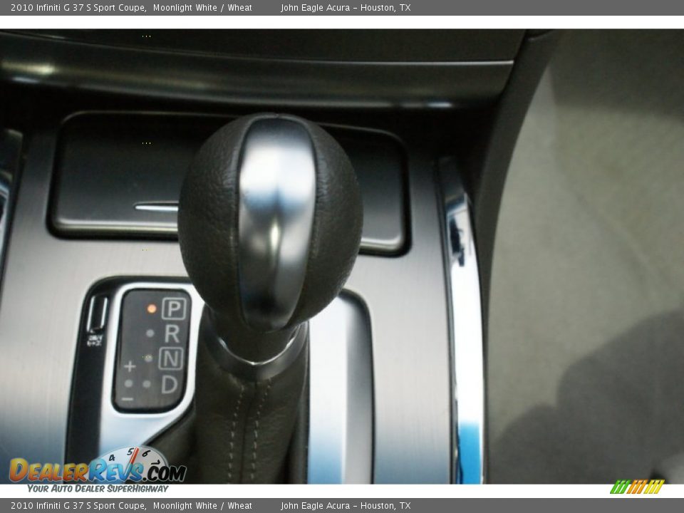 2010 Infiniti G 37 S Sport Coupe Moonlight White / Wheat Photo #26