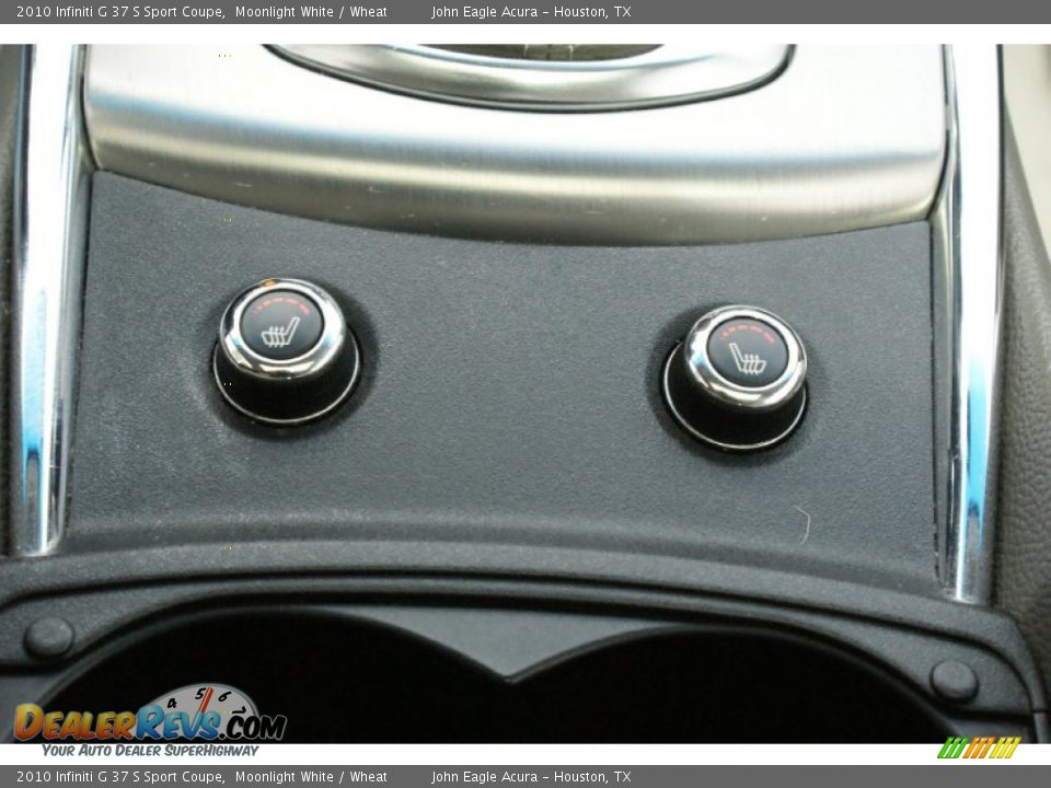 2010 Infiniti G 37 S Sport Coupe Moonlight White / Wheat Photo #27