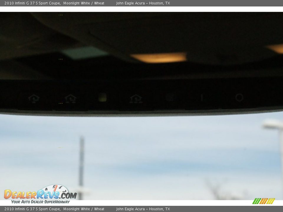 2010 Infiniti G 37 S Sport Coupe Moonlight White / Wheat Photo #32