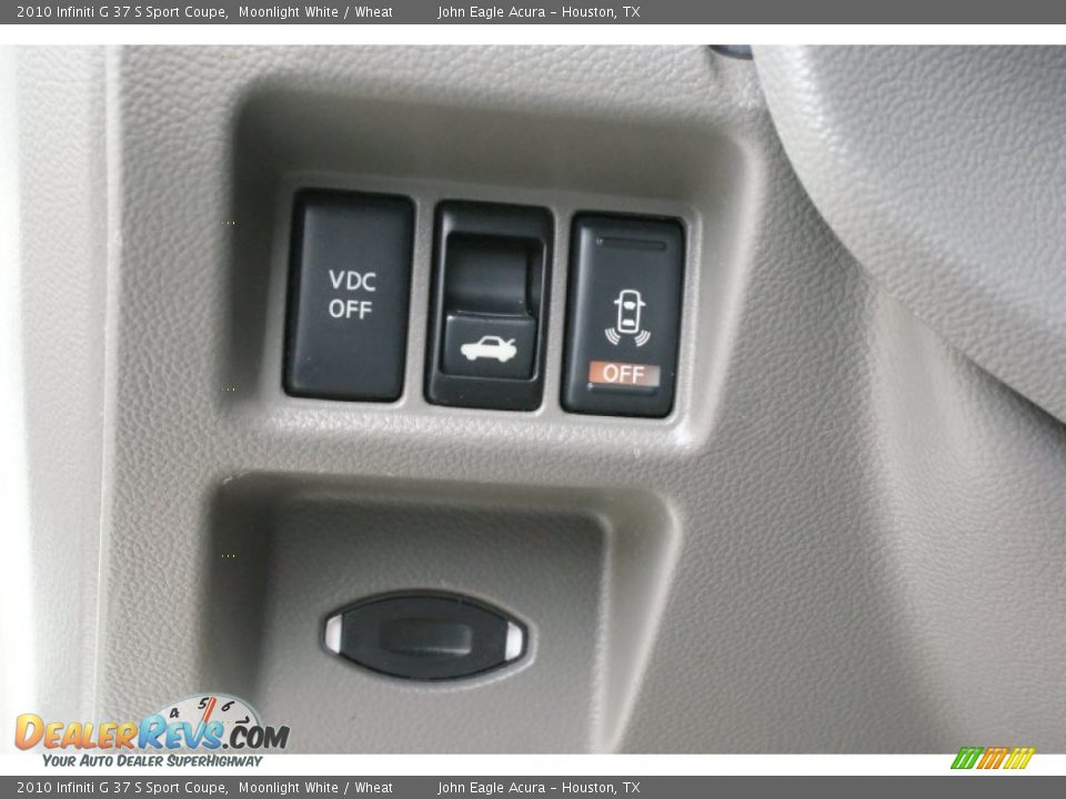 2010 Infiniti G 37 S Sport Coupe Moonlight White / Wheat Photo #35