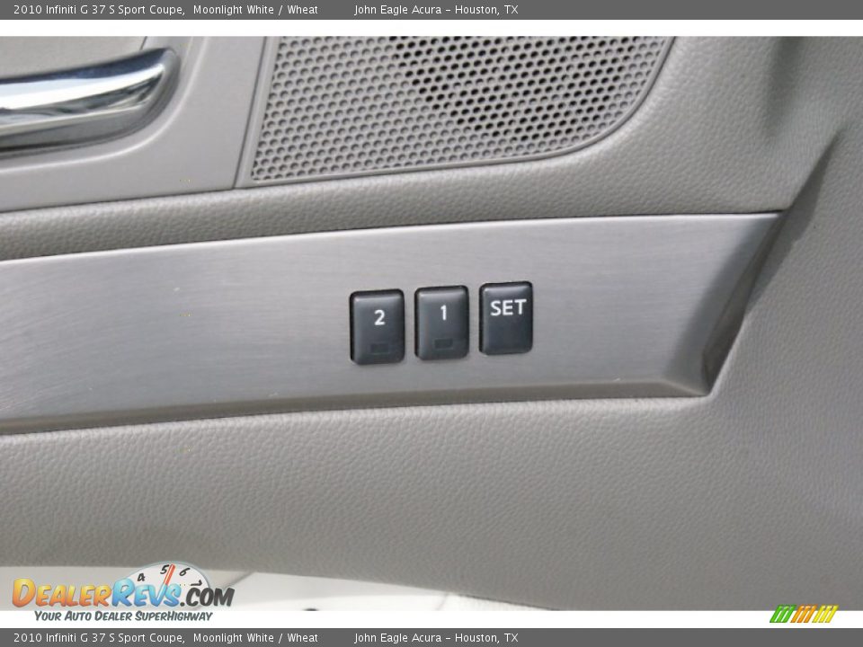 2010 Infiniti G 37 S Sport Coupe Moonlight White / Wheat Photo #36