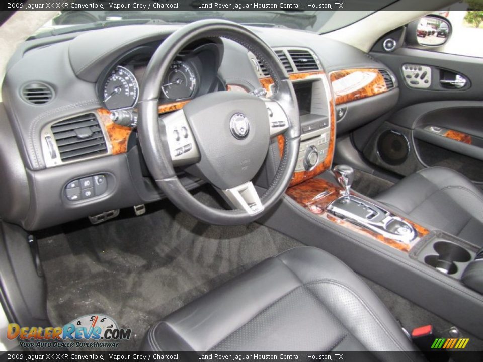 Charcoal Interior - 2009 Jaguar XK XKR Convertible Photo #15