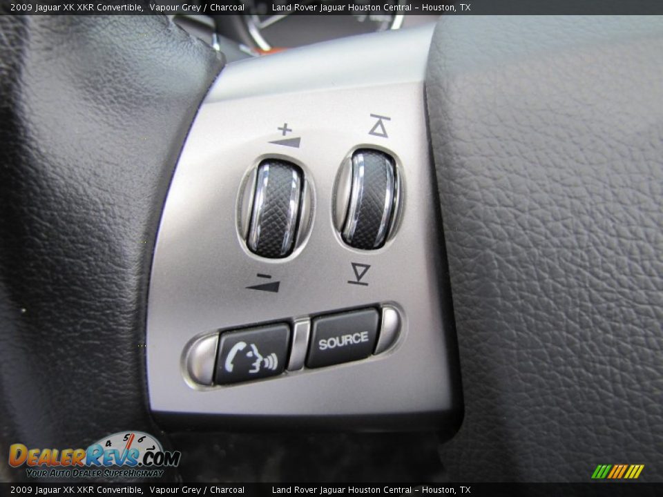 2009 Jaguar XK XKR Convertible Vapour Grey / Charcoal Photo #17