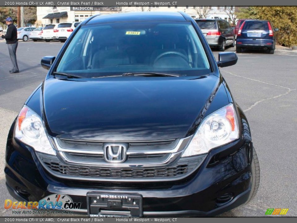 2010 Honda CR-V LX AWD Crystal Black Pearl / Black Photo #2