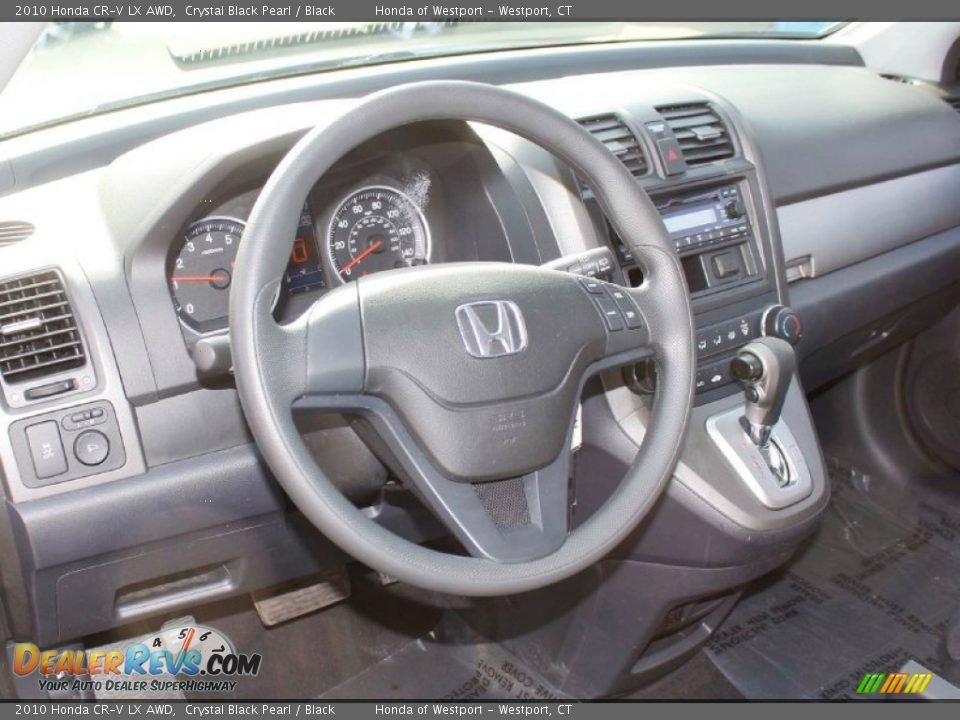 2010 Honda CR-V LX AWD Crystal Black Pearl / Black Photo #5
