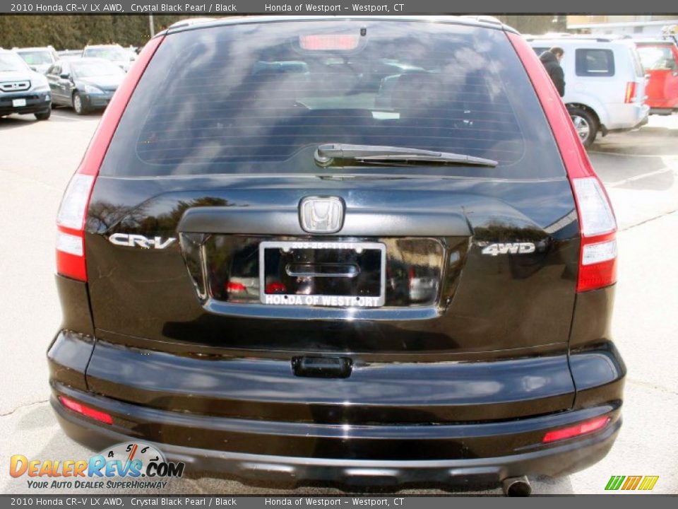 2010 Honda CR-V LX AWD Crystal Black Pearl / Black Photo #7