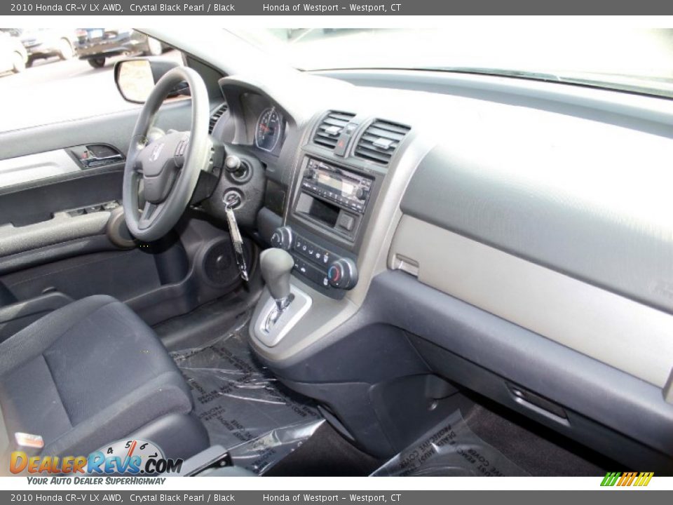 2010 Honda CR-V LX AWD Crystal Black Pearl / Black Photo #9