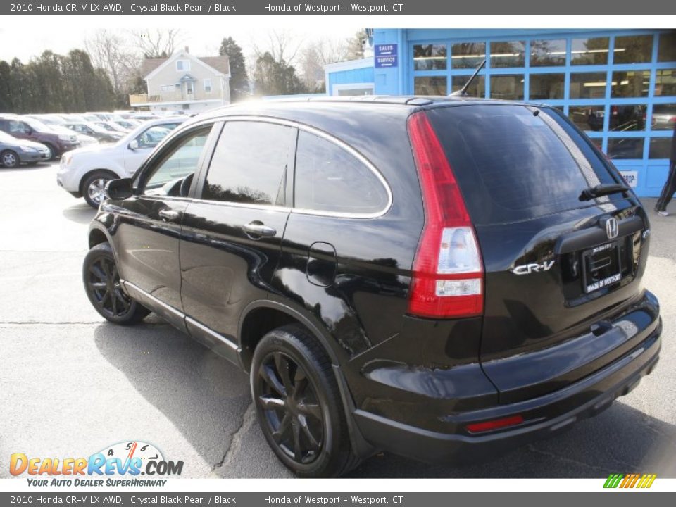 2010 Honda CR-V LX AWD Crystal Black Pearl / Black Photo #10